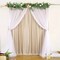 10x10 Ft White Backdrop Curtain – Soft Wrinkle-Free Fabric Photography Background, 2 Panels for Wedding, Party & Event Decoration